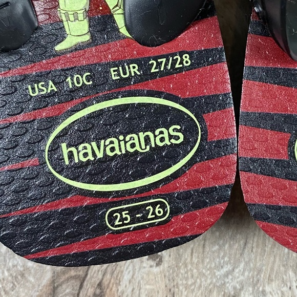 Havaianas Star Wars Flip Flop Size 10T | Stormtrooper Flip Flops Size 10T - Picture 10 of 15